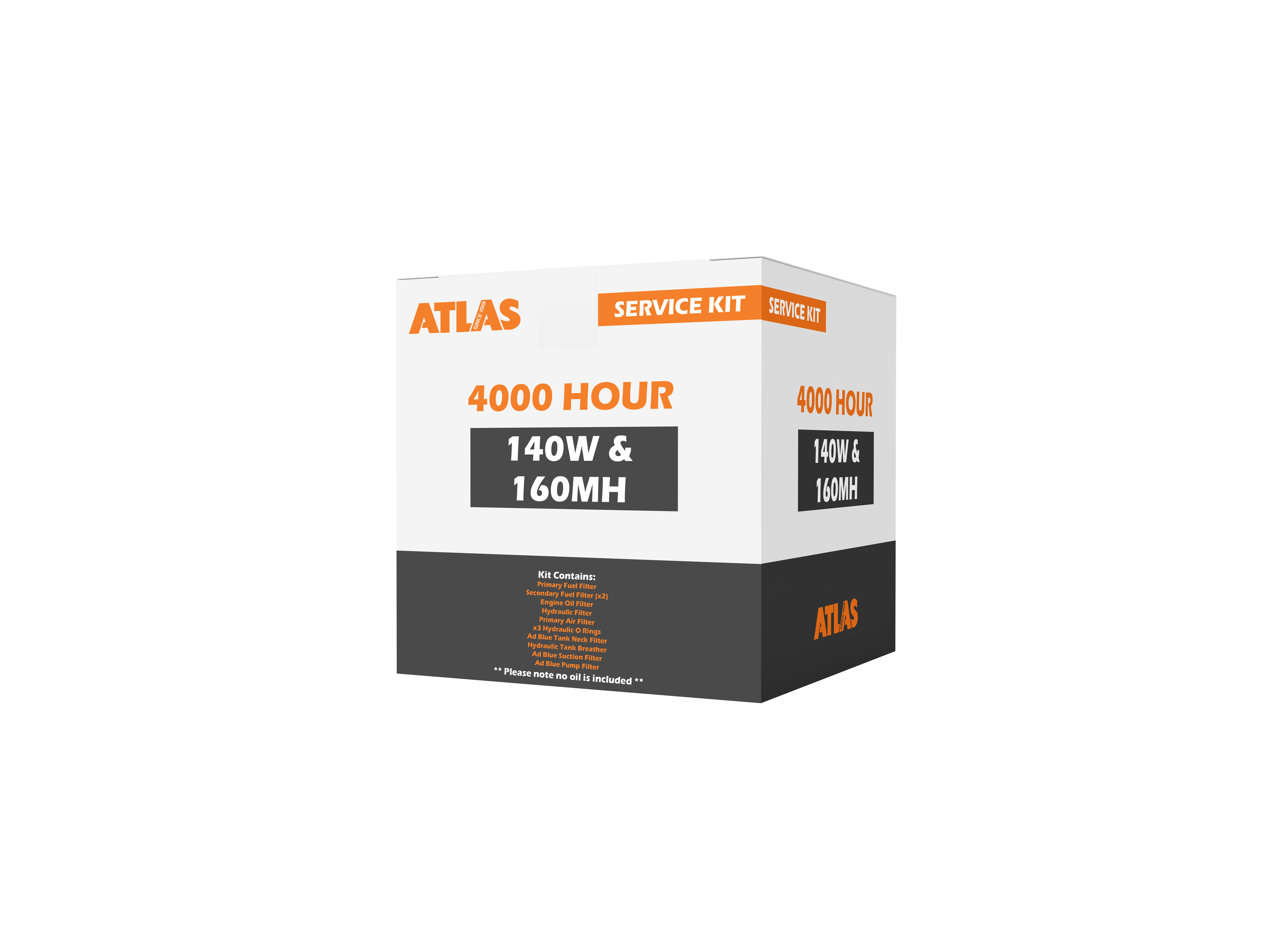 Atlas 140W & 160MH 4000 Hour Service Kit – Ballyvesey Parts Locator