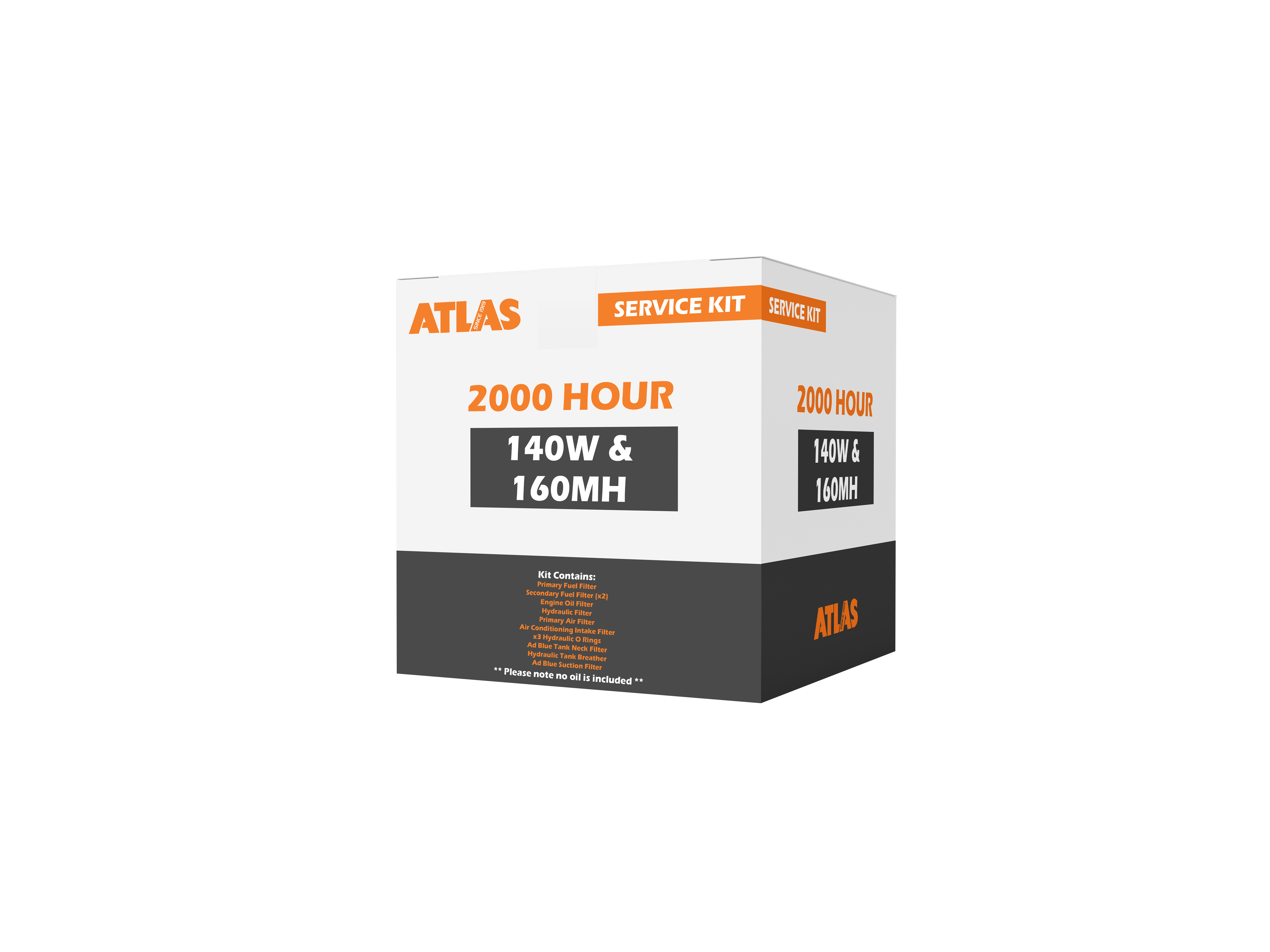 Atlas 140W & 160MH 2000 Hour Service Kit